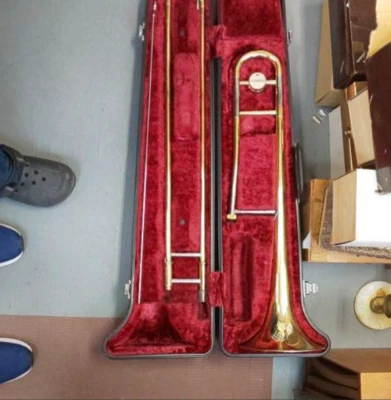 YAMAHA YSL-2510 tenor trombone With Hard case USED Japan F/S - Image 1 of 2