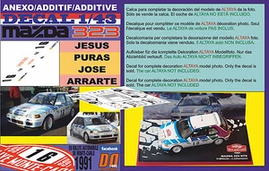 ANEXO DECAL 1/43 MAZDA 323 GTX JESUS PURAS RALLYE MONTECARLO 1991 (12) - Picture 1 of 1