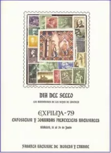 DOCUMENTO FILATELICO F.N.M.T.Nº 8  1979 DIA DEL SELLO EXFILNA 79 - Bild 1 von 1