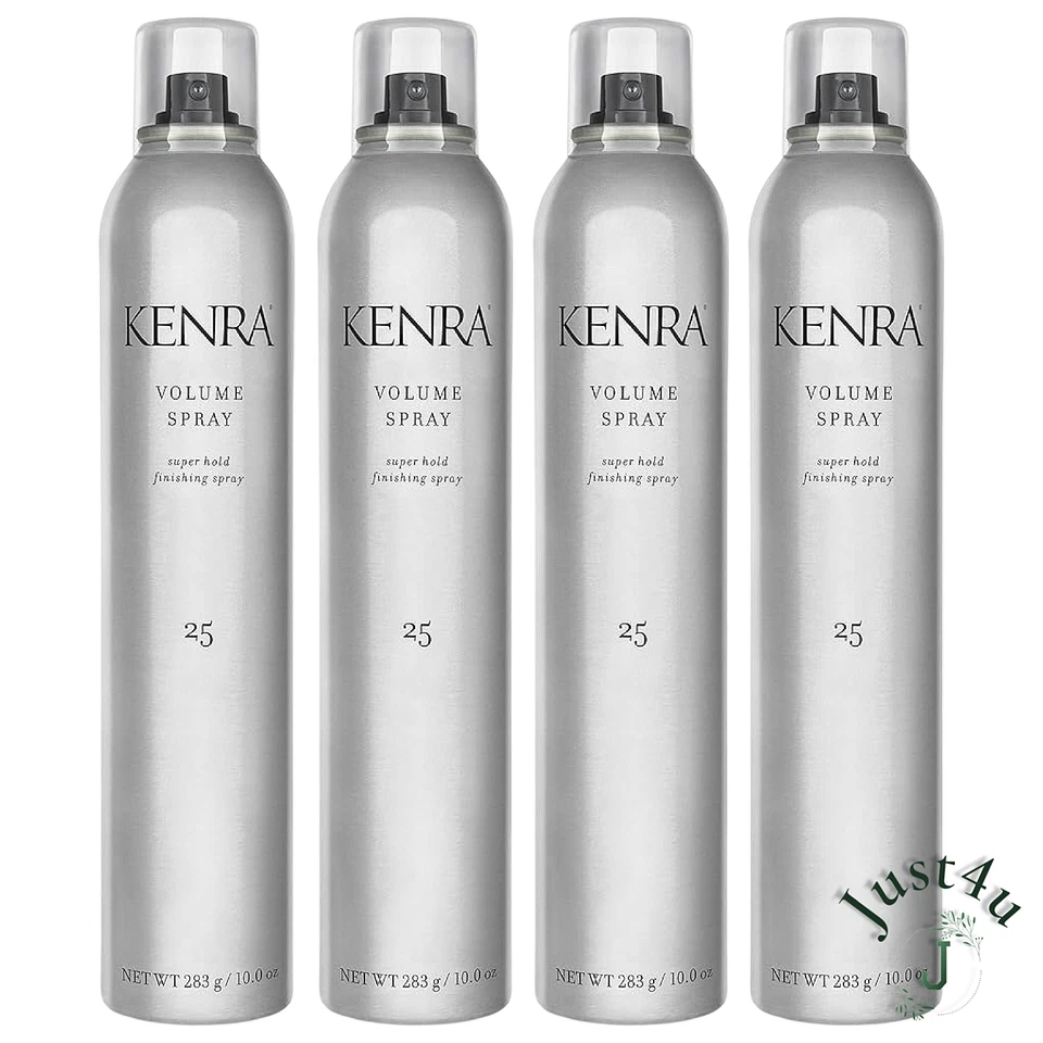 Kenra Volume 喷雾 #25 Super Hold,10 盎司。 (4 包)80% VOC — 第 1/1 张图片