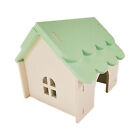 Safe Polished Pet House Hamster Toys Shelter Room Wooden Toy With Porous Design