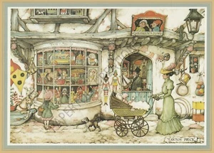 Paper tole Kit-SB34-Anton Pieck-RDM-3AP0079 The Toy Shop - Picture 1 of 1