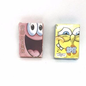 Carte da gioco SpongeBob SquarePants & Patrick 2 mazzi miniatura - Foto 1 di 3
