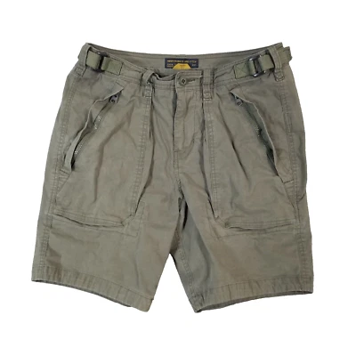 Abercrombie & Fitch Carga Senderismo Pantalones Cortos Hombre 30x8 Caqui Verde Flex Exterior Foto 1 de 4