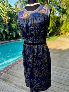 Vestido Etro Viscosa Brillante/Metálico/Seda Multicolor IT46 - Imagen 1 de 8