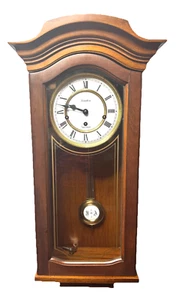 Vintage Linden Westminster Chime Wall Clock Made In Germany Fully Serviced - Picture 1 of 9