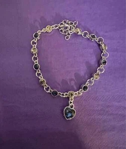 Blaues Herz Edelstein Armband - Bild 1 von 6