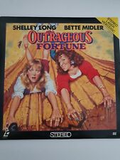 Outrageous Fortune Stereo LaserDisc Shelley Long Bette Midler