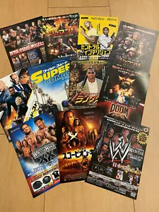 The ROCK Dwayne Johnson Japan flyer x11 WWE WWF Scorpion King 2002-2019 $19.99! - Picture 1 of 12