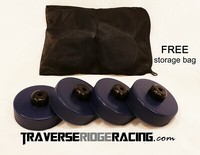 MIDNIGHT BLUE Tesla Jack Pad for Model S 3 X Y Lift Point Adapter (4-pack w/BAG)