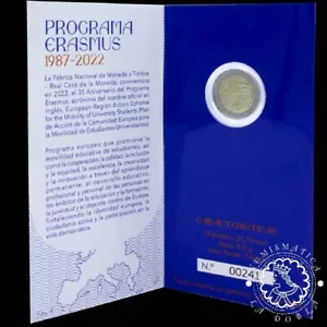 LADOBLA - 2022 - Cartera 2 EURO PROOF - Programa Erasmus - ESPAÑA - Foto 1 di 3
