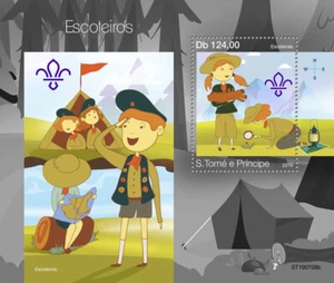 Sao Tome & Principe 2019 MNH Scouting Stamps Girl Boy Scouts 1v S/S - Picture 1 of 1