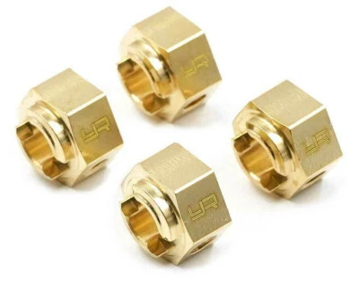 Yeah Racing Axial RBX10 Ryft Brass 8mm Wheel Hex Adapter Set AXRX-009 - Image 1 of 2
