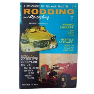 Rodding & Re-Styling Magazine June 1961 Masterpiece in Metalflake No Label - Picture 1 of 3