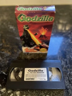GODZILLA vs. THE SEA MONSTER Greatest Challenge VHS GoodTimes Video VINTAGE 1996 Foto 1 de 4