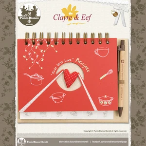 CLAYRE & EEF | 6PA0084 | Ricettario - Recipe book | Shabby chic - Picture 1 of 1