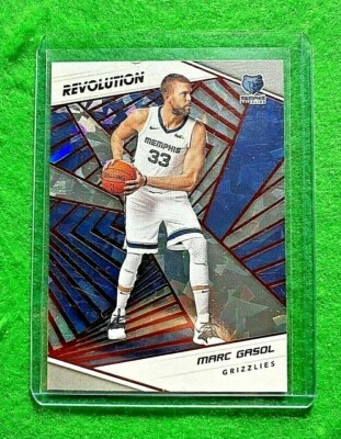 MARC GASOL PRIZM NEW YEAR CARD MEMPHIS GRIZZLIES 2018-19 REVOLUTION BASKETBALL  - image 1 of 4