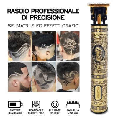 MAXTECH TAGLIABARBA Regolabarba Tagliacapelli professionale DI PRECISIONE