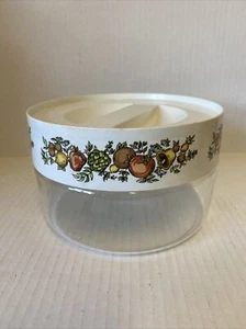 Vintage PYREX “Spice Of Life” See And Store Container Glass Canister 4” Tall - Picture 1 of 1
