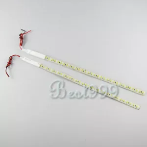 2X 12V COOL WHITE 30CM 32 LEDS 3528/1210 SMD LED STRIP LIGHT FLASHING WATERPROOF - Picture 1 of 4