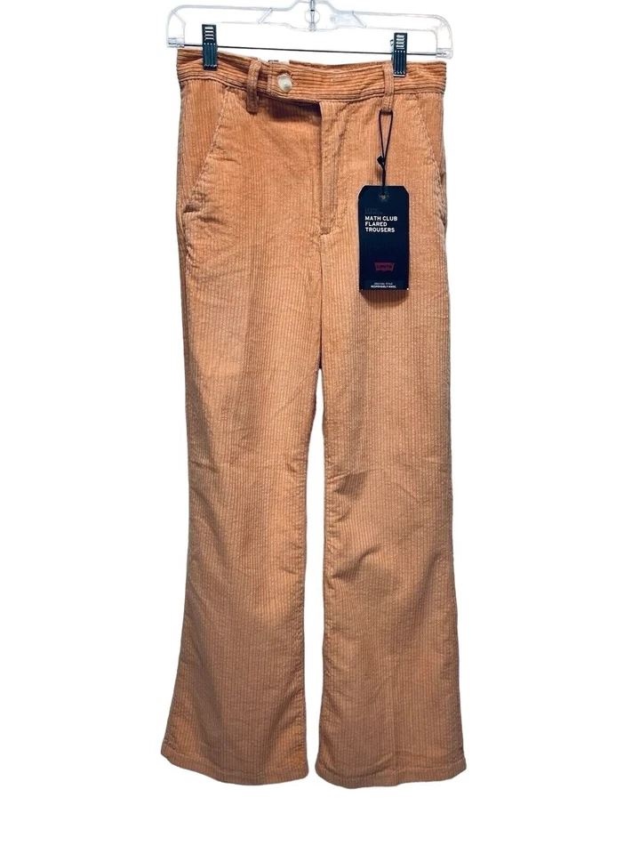 Levi's? Math Cub Trouser Flare Pebble Peach Cord 25 26