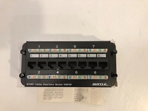 Suttle 8 Port CAT5E Data/Voice Module SE-SAM-D8 - Picture 1 of 1