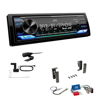 JVC Digital 1-DIN Autoradio DAB+ Bluetooth für Audi A6 Avant 1997-2001 - Bild 1 von 4