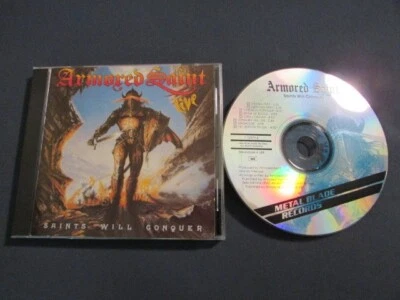 ARMORED SAINT SAINTS WILL CONQUER 1988 RESTLESS/METAL BLADE CD 80's HARD ROCK NM - Image 1 of 4