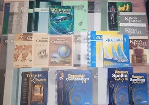 Abeka Grade 9 Student Workbooks Parent Teacher Keys Complete Sets All Subjects - Picture 1 of 1
