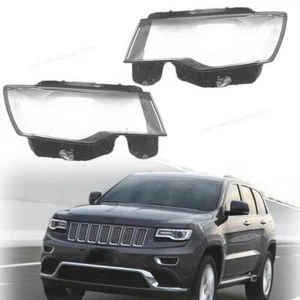Cubierta de lente de faro delantero transparente apta para Jeep Grand Cherokee 2014~2019 - Imagen 1 de 13