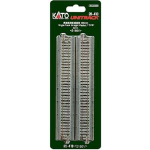 Kato 20-410 Viaduc Voie Simple / Single Track Straight Viaduct 186mm 2pcs - N - Foto 1 di 2