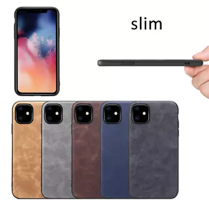 Funda para iPhone 11 Pro Max/11 Pro/11 Funda de Cuero De Colección Antigolpes Delgada Cubierta - Imagen 1 de 31