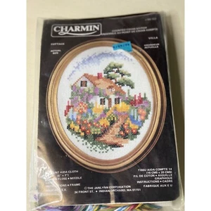 Charmin cross-stitch kit with frame - Picture 1 of 2