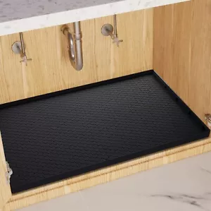 Alfombra debajo del fregadero de cocina cajón bandeja de goteo protector absorbente impermeable - Imagen 1 de 16