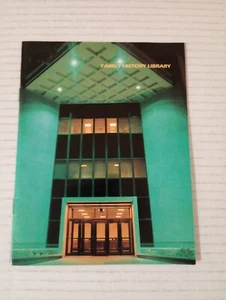 Family History Library Salt Lake City UT LDS Mormon Pamphlet 1988 - Foto 1 di 5