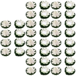 Set of 5 Simuliertes Lotusblatt Künstlicher Schwimmender Teichschwimmpflanzen - Bild 1 von 12