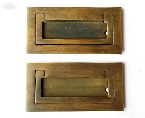 2 Antiker Stil/Moderner Einsatz Unterputz Lift Halterung Kofferraum Schublade Truhe ZUG Griff P21 - Bild 1 von 10