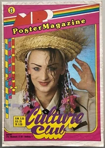 BOY GEORGE RARE MP #1 GERMAN POSTER MAGAZINE CULTURE CLUB New Romantics 80s - Imagen 1 de 2