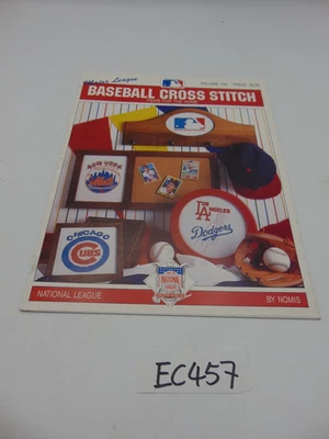 MLB National League Baseball  Cross Stitch Nomis Volme 702 For the Home - Image 1 of 4