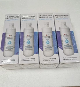 Paquete de 4 filtros de agua para refrigerador LG LT1000P - Imagen 1 de 1