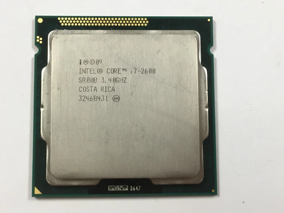 Intel Core i7 - 2600 / SR00B   3.40GHz  8-MB  Quad-Core CPU LGA 1155 - Image 1 of 1