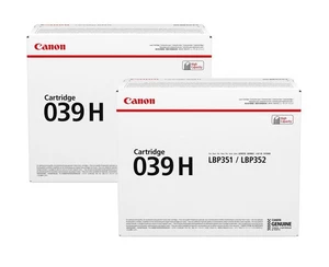 Canon Original Toner 039H Doppelpack schwarz (OP0288C001) - Bild 1 von 5
