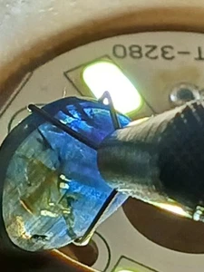 NATURAL AUSTRALIAN UNCUT BLUE /YELLOW PARTI SAPPHIRE, SKIN POLLISHED , 2.6ct. - Picture 1 of 12