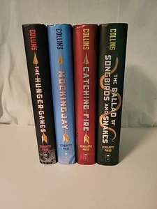 THE HUNGER GAMES Complete Series Lot of 4 (#1-4) Matched Set HARDCOVER HC Books - Picture 1 of 12