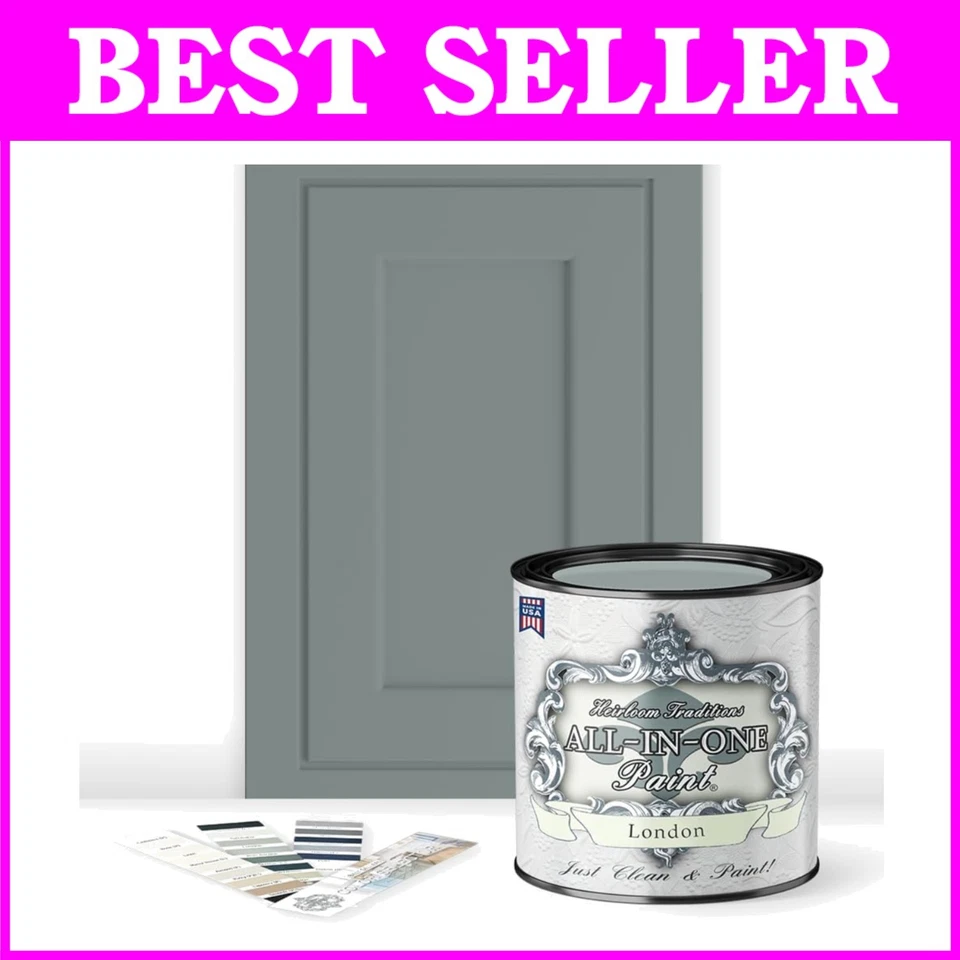 London Green Gray Finish All-in-one Paint 32oz Quart