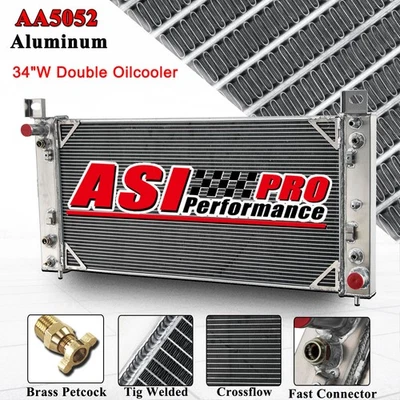 For 1999-2013 Chevrolet Silverado 2500/Suburban 1500 3 Rows Aluminum Radiator - Image 1 of 4