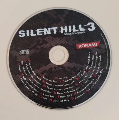 Silent Hill 3 Konami Playstation 2 PS2 CD Disc Official Soundtrack ONLY - Image 1 of 4