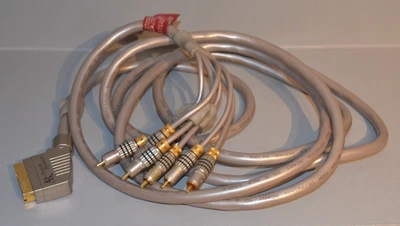 Acoustic Research Master Series Silver SCART - RCA (x6) - 3.5 Metres cable - Image 1 of 3