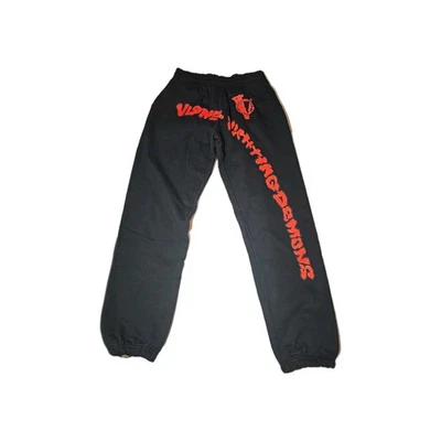 Pantalones deportivos Vlone x 999 Circle "Fighting Demons" para hombre talla M Foto 1 de 4