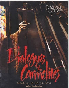 Poulenc's Dialogues of the Carmelites - Portland Opera Program 2001 (Oregon) - Picture 1 of 2